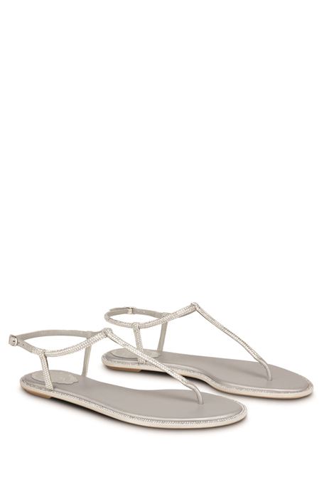 Grey Diana Low Jewel Sandals RENE' CAOVILLA | C11574-010-R001V232